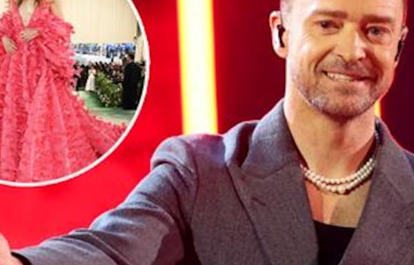 Justin Timberlake Shows Some Love For Jessica Biel’s Met Gala Dress - E! Online