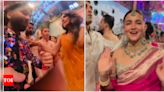 Nick Jonas, Priyanka Chopra, and Alia Bhatt steal the show with energetic dance moves at the Ambani wedding | Hindi Movie News - Times of India