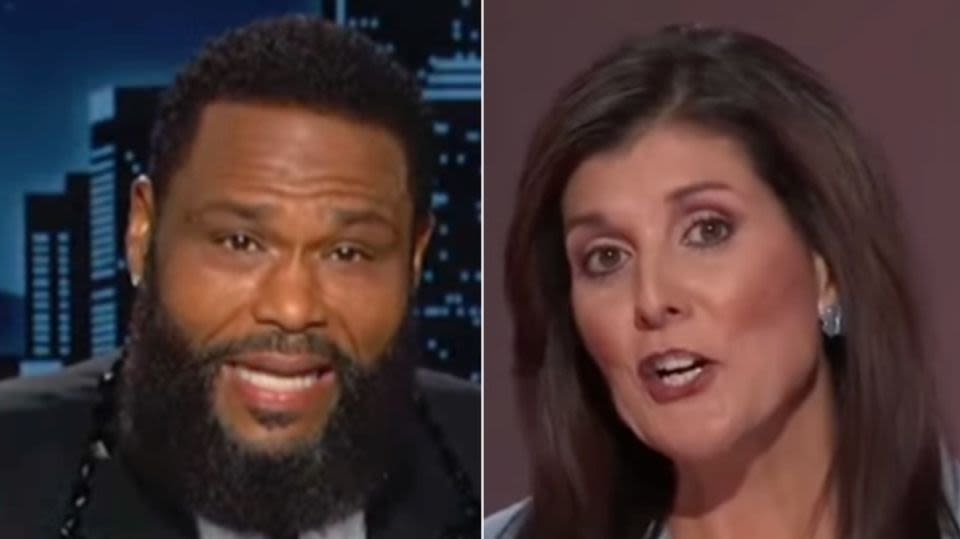 ‘Kimmel’ Guest Host Anthony Anderson Sums Up Nikki Haley In Brutally ‘Clear’ Message