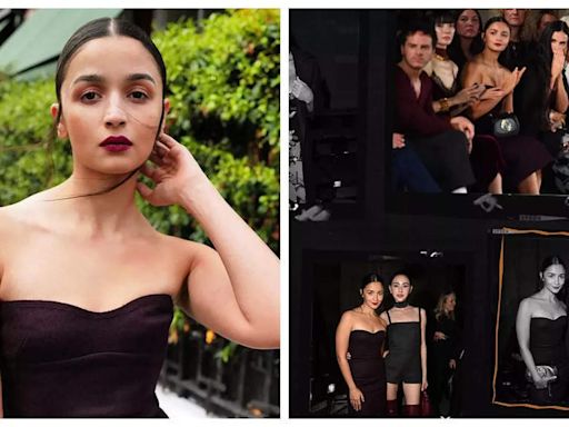 Alia Bhatt looks bewitching in black as she drops photos from her London event; Neetu Kapoor and Soni Razdan REACT | - Times of India