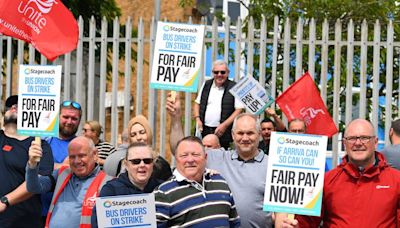 Travel chaos for passengers as bus drivers go on strike