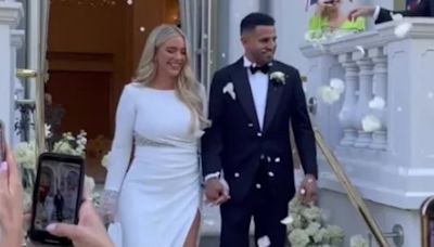 Taylor Ward and Riyad Mahrez marry for a THIRD time in Italy