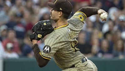 Dylan Cease strikes out 10 as the Padres combine for a 1-hitter in a 7-0 victory over the Guardians