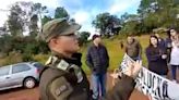 Un gendarme amenazó a maestros que protestaban en Misiones: “No quiero sacar la escopeta y tirarle a un docente”