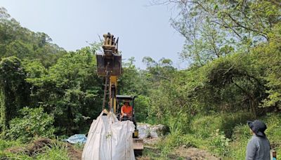 東山休息站旁有害廢棄物有汙染風險 還有1300公噸待清除