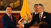 Daniel Noboa, presidente electo de Ecuador, comienza el proceso de transición con Guillermo Lasso, actual mandatario