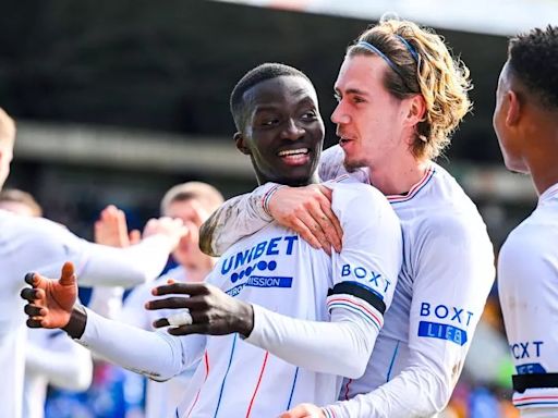 Todd Cantwell tops the Rangers charts as Mohamed Diomande salutes team-mate's key role inside dressing room