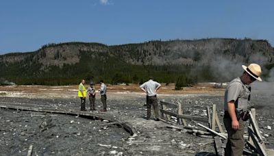 'Hydrothermal' explosion sends visitors fleeing at Yellowstone National Park