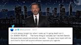 Jimmy Kimmel Sounds Off on ‘White Supremacists’ Kanye West and Tucker Carlson