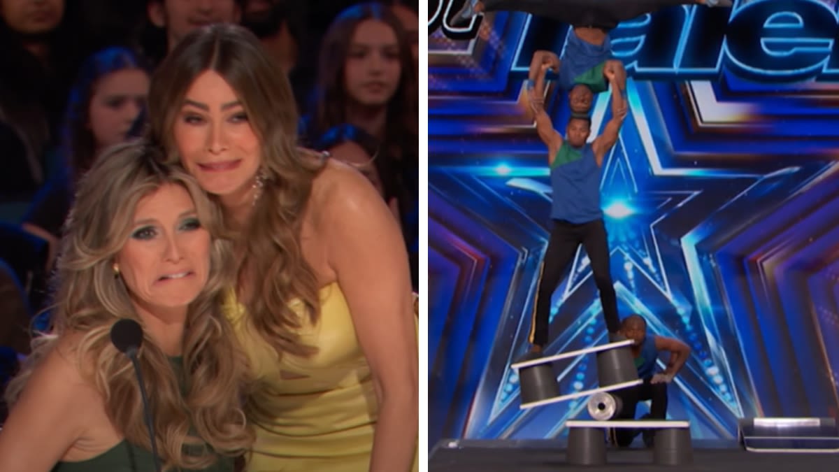 "America's Got Talent" Contestants Narrowly Avoid Disaster In This Gravity-Defying Performance!