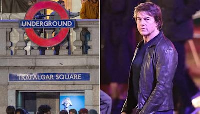 Tom Cruise Creates His Own ‘Trafalgar Square’ Tube Station Filming “Mission: Impossible” in London