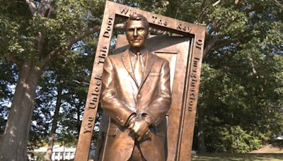 Rod Serling statue stands tall at Rec Park