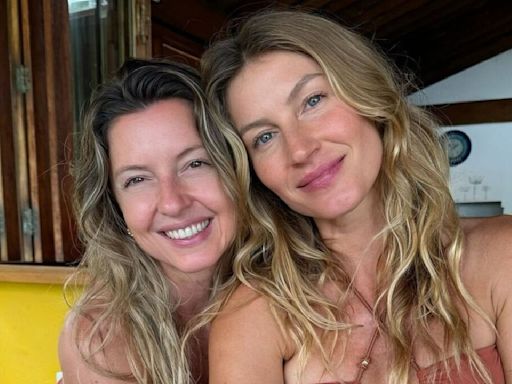 Gisele Bundchen Sidelines BF Joaquim Valente to Celebrate 44th with Twin Sister Patricia