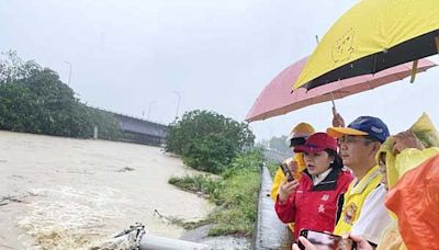 凱米肆虐 雲林成水鄉澤國 張麗善勘災