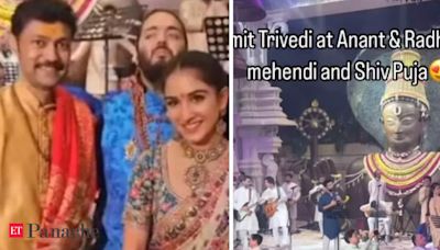 Anant Ambani-Radhika wedding: Ambanis install giant Shiv Linga idol in Antilia, video goes viral - The Economic Times