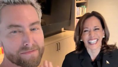 Kamala Harris joins TikTok and mocks Trump with ‘Bye Bye Bye’ video with Lance Bass