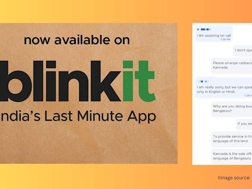 Bengaluru man threatens Blinkit of police complaint over Hindi word ‘gaya’, gets slammed