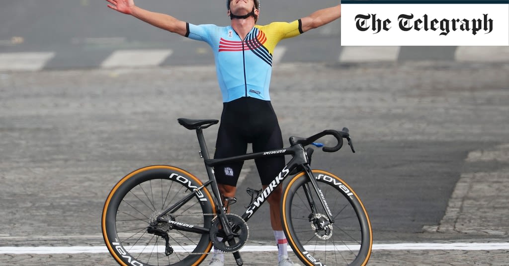 Remco Evenepoel completes Olympic double as Belgian crushes rivals in men's road race