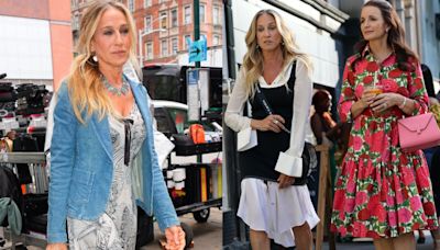 ...Far: Sarah Jessica Parker’s Butterfly Print Jumpsuit, Kristin Davis’ La Double J Florals, Nicole Ari Parker Does...