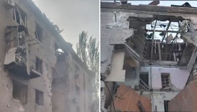 Ukraine: 14 Injured After Russia Pounds Zaporizhzhia City With Guided Bombs; Visuals Surface