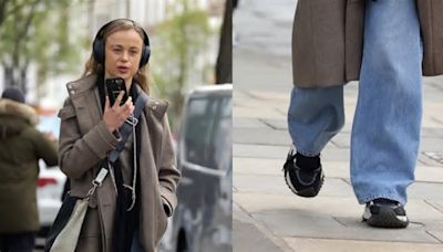 Lady Amelia Windsor Goes Sporty-Chic in Chunky Sneakers in London