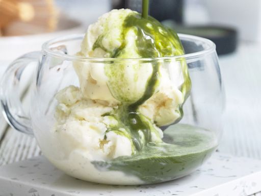 Swap Espresso With Matcha For An Elevated Affogato