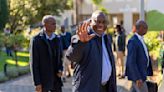 South Africa's president attends a key meeting of his party over how to form a new government