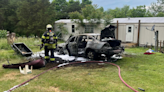 No injuries reported after vehicle fire in Bedford, firefighters say