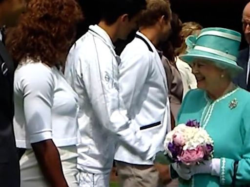 A royal racquet at Wimbledon!