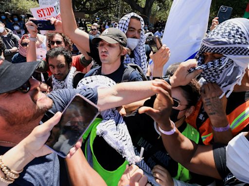美國挺巴示威遍地開花趨激烈 550人被捕 UCLA兩陣營劍拔弩張