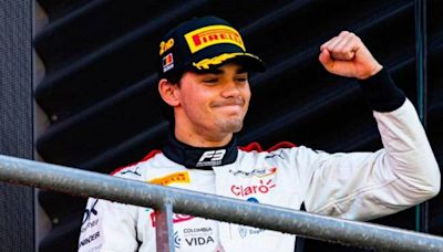 Hijo de Juan Pablo Montoya logró su primer podio de la temporada en la Fórmula 3