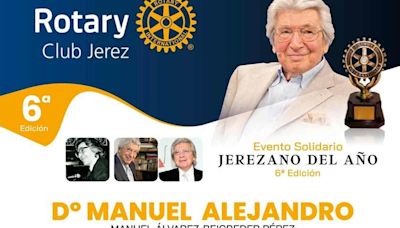 Manuel Alejandro, 'Jerezano del Año' del Rotary Club de Jerez