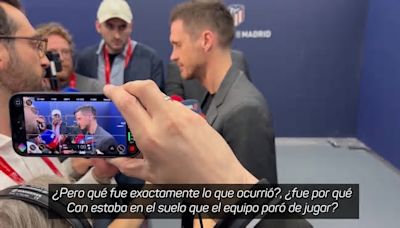 Kehl analiza el episodio con Simeone: "Se trataba de plantar cara"