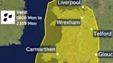 Weather maps show where in Wales will see most rain as 16-hour warning issued