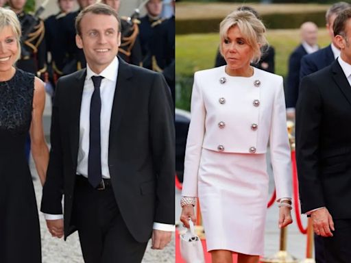 ... Macron’s Fashion Journey: From Runway Front Rows to Suiting Up in Louis Vuitton for 2024 Paris Olympics and More