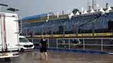 Hungarian Grand Prix pit lane FLOODED less than 48 hours before race