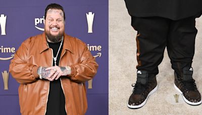 Jelly Roll Gets Sporty in Air Jordan 1s for ACM Awards 2024 Red Carpet