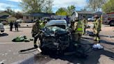 At least 1 person extricated following crash in Colorado Springs
