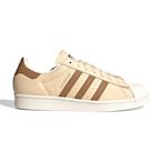 Adidas SUPERSTAR 男鞋 女鞋 奶茶色 皮革 貝殼頭 三葉草 情侶鞋 休閒鞋 IF1580