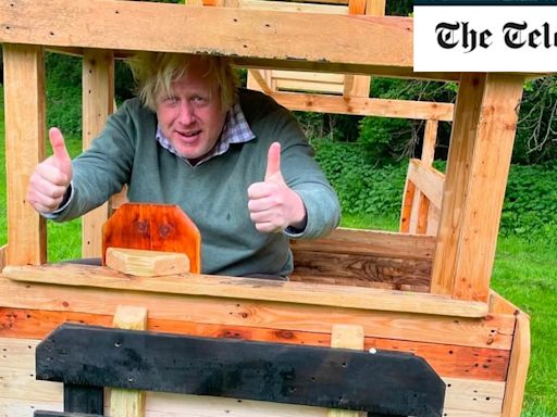 Boris Johnson has wooden fire engine built for son Wilfy’s fourth birthday