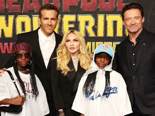 Madonna Makes Surprise Appearance At Deadpool & Wolverine Premiere Alongside Ryan Reynolds And Hugh Jackman