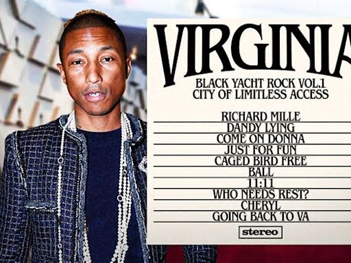 Pharrell Williams secretly drops new album, Virginia: Black Yacht Rock Vol. 1