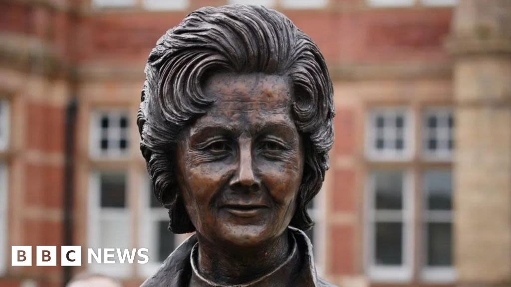 Barbara Castle statue relocated during Blackburn College revamp