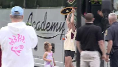 WATCH: BC women’s lacrosse team returns to campus after winning national championship - Boston News, Weather, Sports | WHDH 7News
