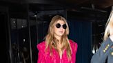 Marisa Tomei Is Playful in Pink Power Suit During New York Fashion Week