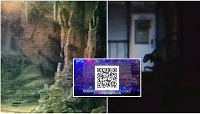 The QR code that appeared on WWE Raw took you to a very creepy video