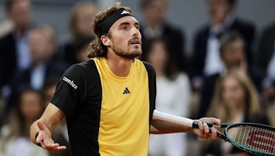 Stefanos Tsitsipas meltdown as Greek star hits out at 'peasant' in Matteo Ber...