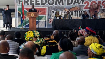 South Africa marks Freedom Day ahead of tense election