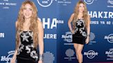 Shakira Goes Strapless in Sparkling Balmain Minidress at ‘Las Mujeres Ya No Lloran’ New Album Release Party