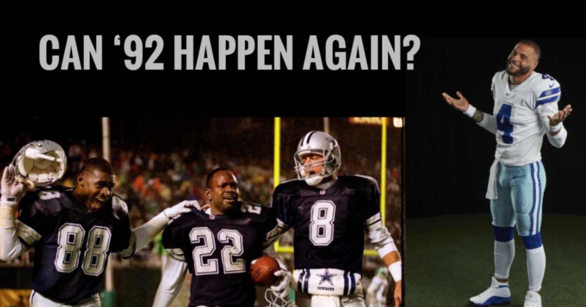 The Super-Shocking 1992 Cowboys: Could it Happen Again?